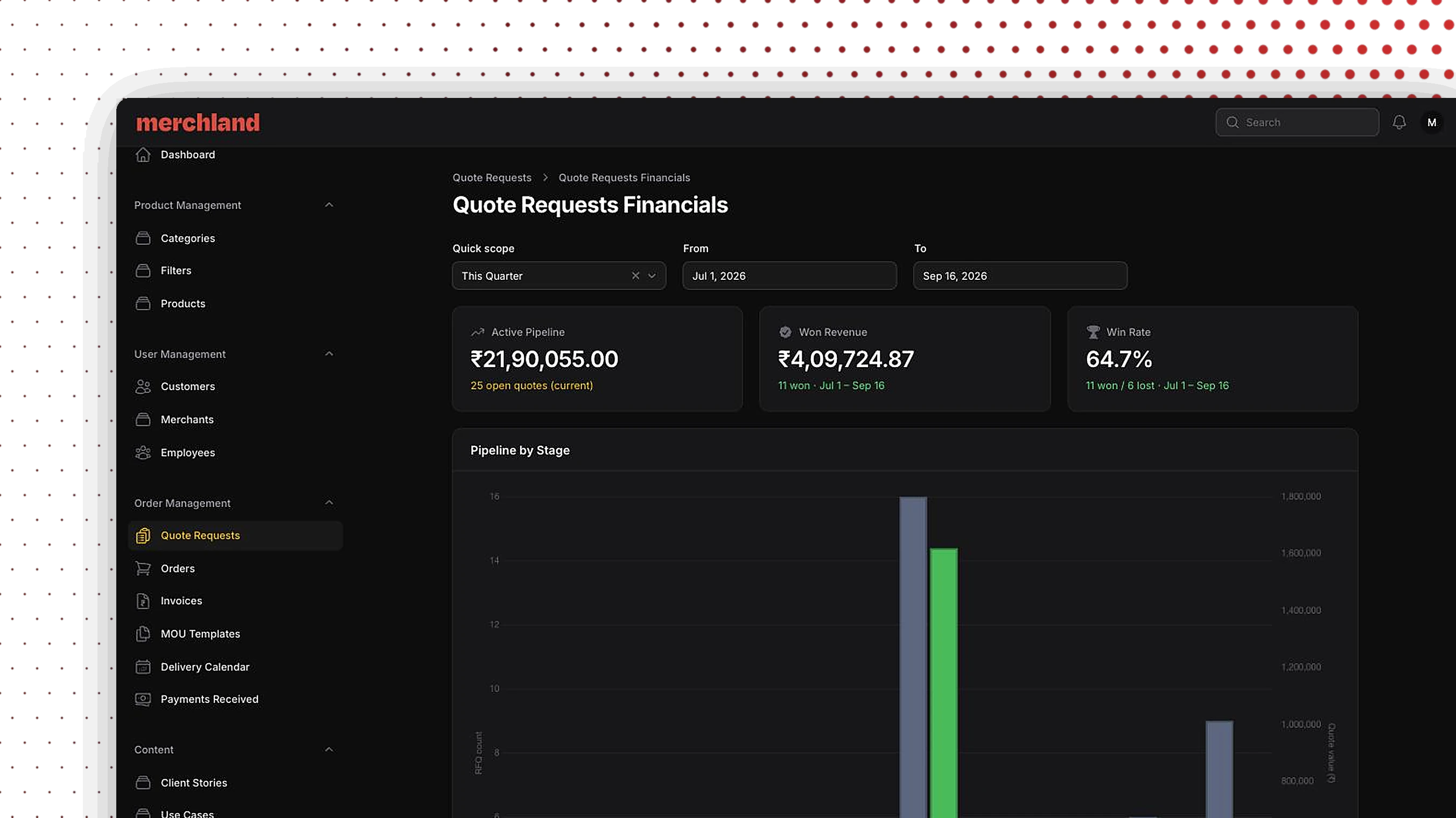 Merchland — B2B Marketplace with Quote-to-Order ERP