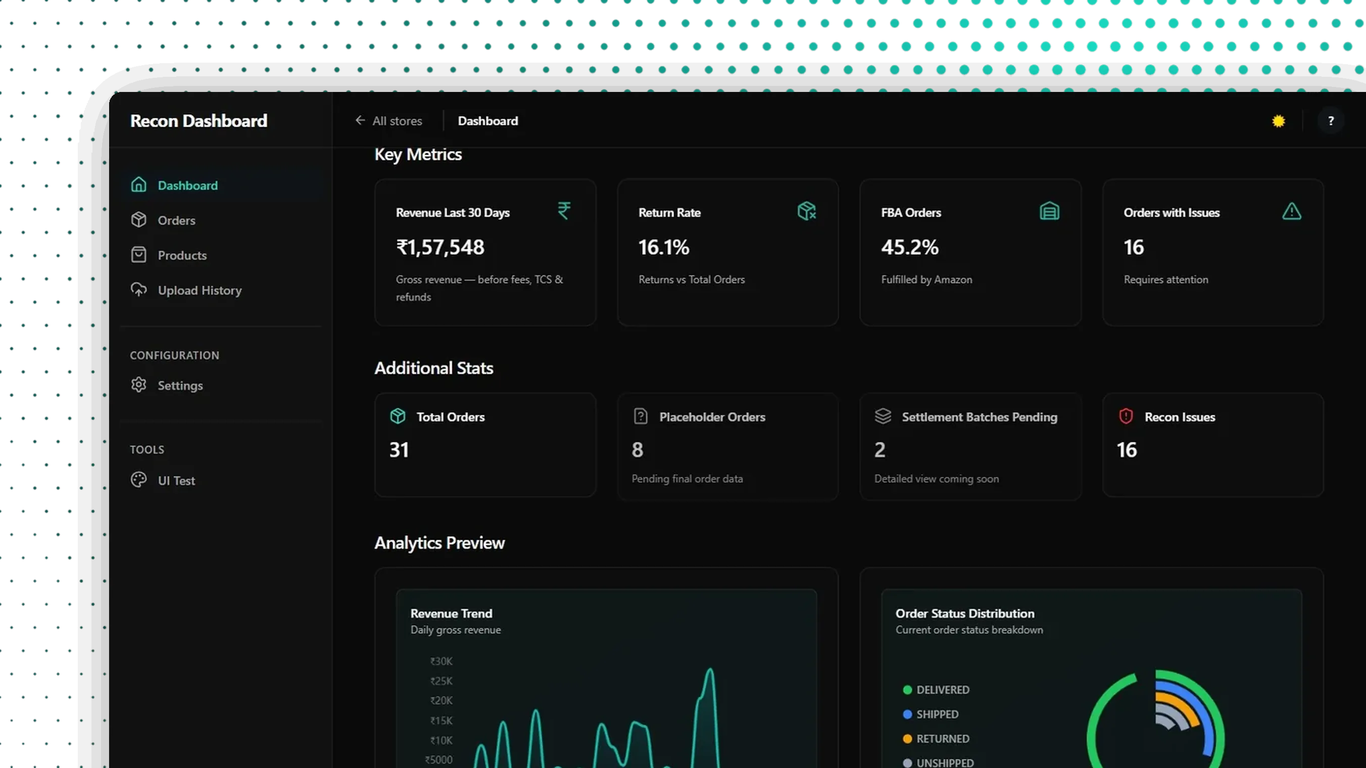 RecoBean — E-commerce Payment Reconciliation Platform